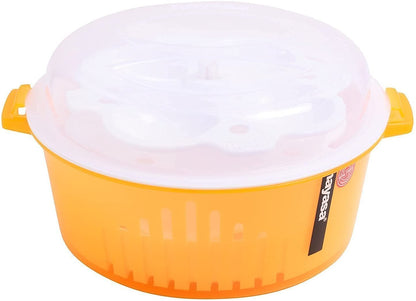 Nayasa Microwave Idli Maker, 2 L, 4 In 1 (Orange)