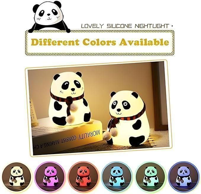 Avekin® Cute Panda Light Lamp For Kids in 7 Colors