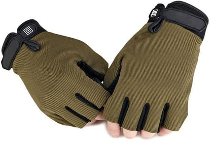 Anti-Slip Breathable Bike Sports Gym & Fitness Gloves��(Green)