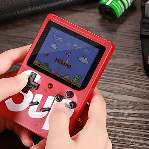 400 in 1 Sup Video Games Portable, Led Screen and USB Rechargeable (Multi Color ,1 pcs)