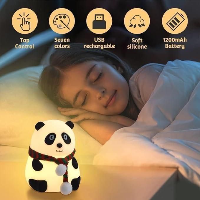 Avekin® Cute Panda Light Lamp For Kids in 7 Colors